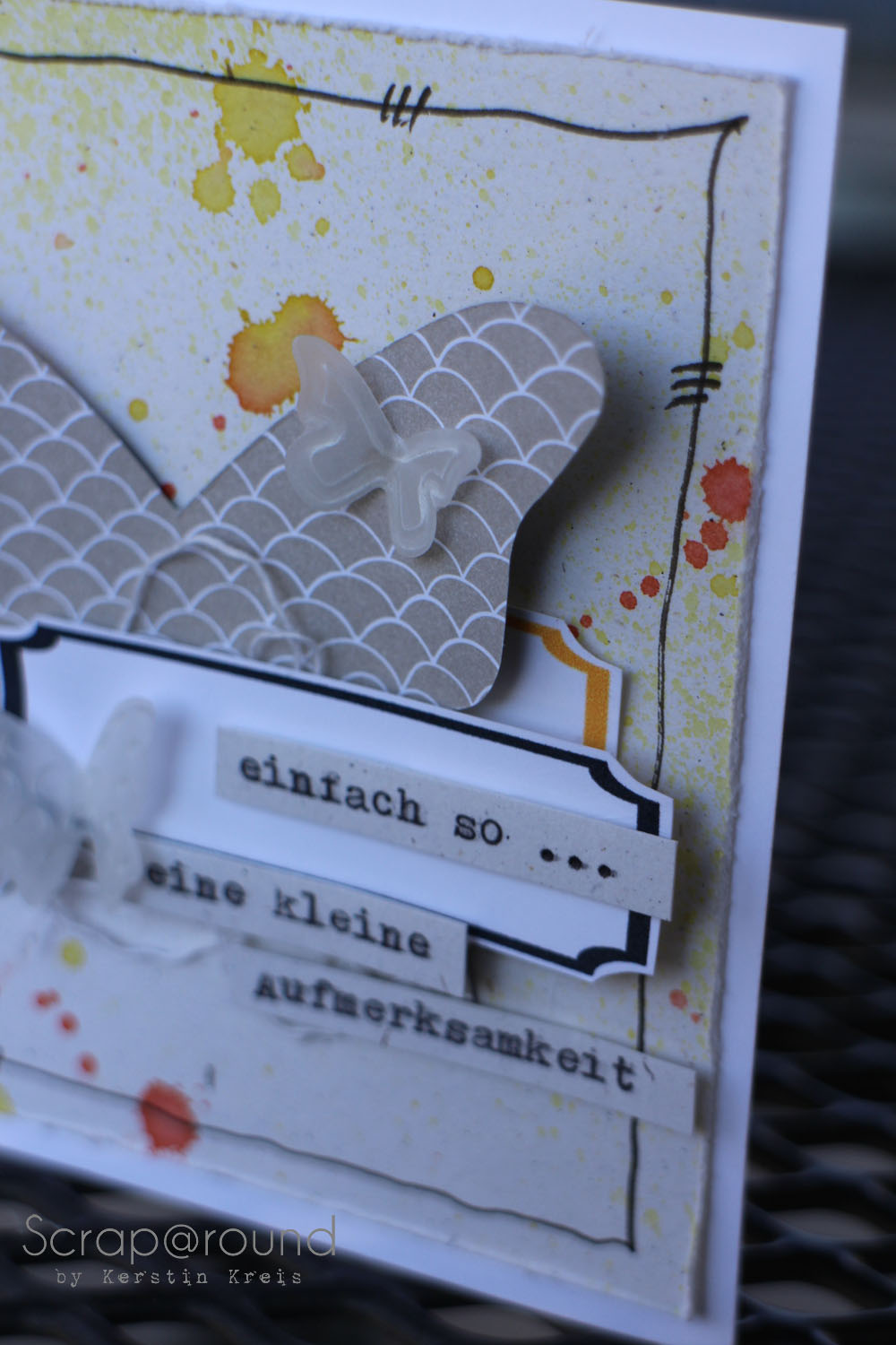 Karte mit Designerpapier Süße Sorbets SAB2014 Detail4