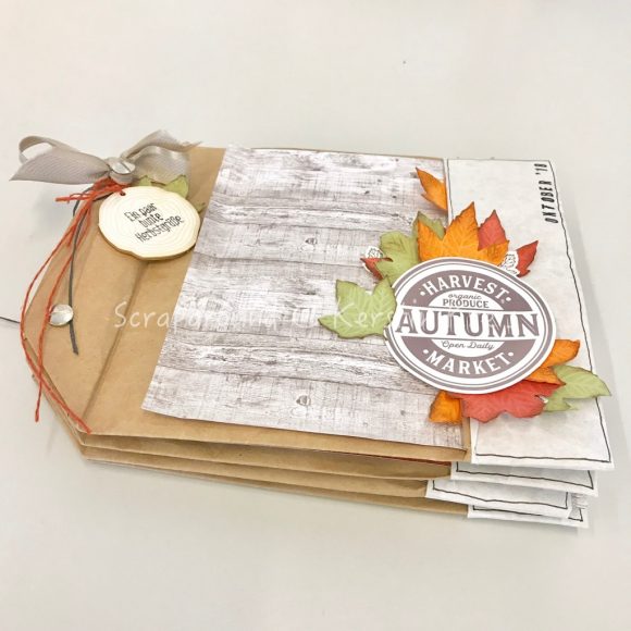 Paper Ink and Friends 2019 Album Herbst Buchschrauben Lunchbags